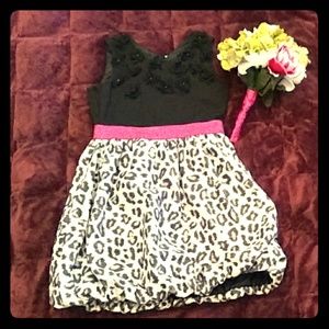 Girls Cheetah dress size 10